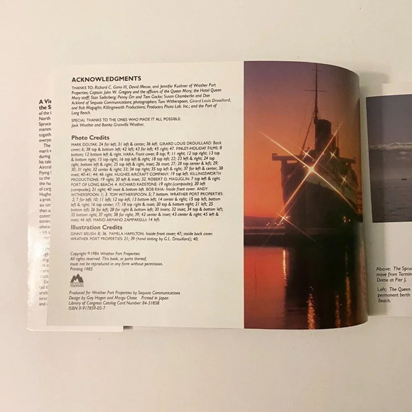 Vintage 1985 The Queen Mary and the Spruce Goose Souvenir California Brochure - Picture 6 of 16